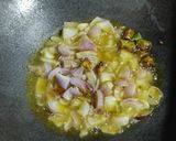 A picture of step 1 of Sweet Corn with Paneer.