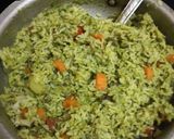 A picture of step 3 of Mint-Vegetable Rice.