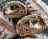 Foto langkah ke 6 dari resep Choco Cheese Bread (Sourdough Discard).