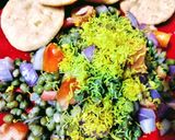 A picture of step 2 of Sprouted Moong Chaat.