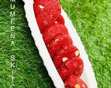 A picture of step 9 of Redvelvet cookies.