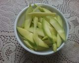 A picture of step 2 of Raw Mango Chutney 😊😊😊.