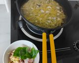 รูปขั้นตอนการทำที่ 1 ของ พาสต้าเพสโต้ไก่