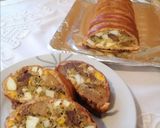 Csirkemájas rolád recept fázis 6 fotója