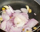 A picture of step 2 of Pressure cooker chicken curry.