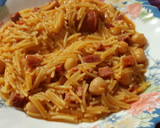 Foto del paso 3 de la receta: Fideos con garbanzos (aprovechamiento)