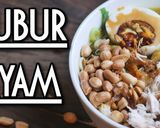 Foto langkah ke 8 dari resep Bubur Ayam Kuah Kuning.