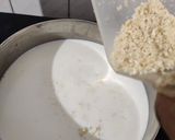 A picture of step 1 of Banana kheer.
