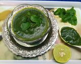 A picture of step 3 of Coriander Mint Chutney.
