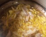 A picture of step 1 of Halwa poori with chana salan.