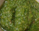 A picture of step 3 of Quick Kadi Pata chutney.