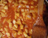 Foto del paso 9 de la receta: Gorditas rellenas de papas en salsa roja