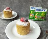 Foto langkah ke 9 dari resep Creamy Matcha Castella Cupcake.