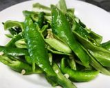 糯米椒小魚豆乾的食譜步驟3照片