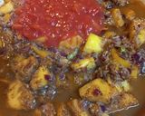 A picture of step 5 of Pollo con Piña y Berenjena.