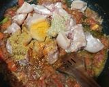 A picture of step 4 of Chicken Biryani😋💛🍲.