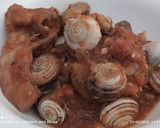 Foto del paso 7 de la receta: Conejo con caracoles