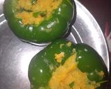 भरवा शिमला मिर्ची(Bharwa shimla mirchi recipe in Hindi) रेसिपी चरण 4 फोटो