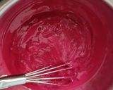A picture of step 1 of Red Velvet Modak Cake on Ganesh Chaturthi.