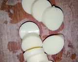 Foto langkah ke 1 dari resep Egg Tofu Enoki Saos Tiram.