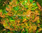 A picture of step 3 of Stuffed Cluster Beans Curry.