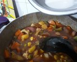 A picture of step 2 of Sour and Sweet vegetables.