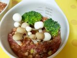 盆栽蒸肉餅