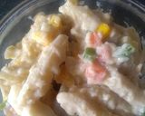 A picture of step 5 of White sauce pasta.