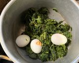 Foto langkah ke 1 dari resep Gulai daun singkong telur tahu.