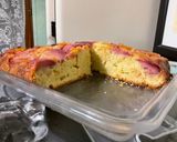 Une image de l'étape 18 de Gâteau aux pêches de vigne et miel.