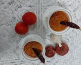 A picture of step 3 of Onion and tomato chattny.