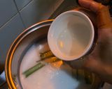 Foto langkah ke 3 dari resep Bubur Jagung Sagu Mutiara.