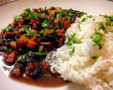 Foto del paso 7 de la receta: Porotos o frijoles multicolores con arroz