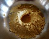 A picture of step 1 of Mohanthal.