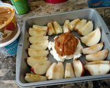 A picture of step 3 of Aunt Tia's Apple Dip.