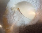 A picture of step 1 of Cream of Mushroom Cornbread with Sausage.