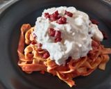 Foto del paso 5 de la receta: Spaghetti con chorizo y burrata