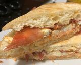 Foto del paso 5 de la receta: Chapata d’ou amb tomaqueta y jamón ibérico