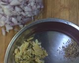 A picture of step 3 of Palak paneer.