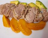 Foto del paso 5 de la receta Solomillo de cerdo y melocotón en estuche Lékué