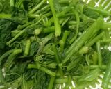 Hình bước làm 4 của món Đọt Bí Xào Tôm