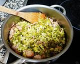 Foto del paso 2 de la receta Salteado de brócoli y picadillo