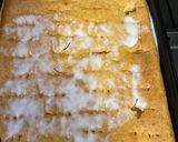 A picture of step 4 of Rasmalai Tres Leches cake.