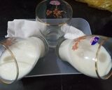 A picture of step 6 of Strawberry panna cotta.
