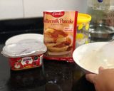 Foto del paso 2 de la receta: Elmo el pancake feliz