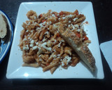 Foto del paso 9 de la receta: Pasta mexicana vegana de pelo de ángel de chile costeño y verduras el geras. México