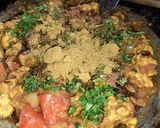 A picture of step 6 of Murgh Musallam.
