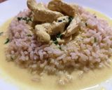 Une image de l'étape 6 de Poulet au lait de coco, riz complet de camargue.
