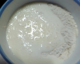 A picture of step 2 of Drop scones.