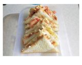 Foto langkah ke 3 dari resep Sandwich telur mudah bekal anak.